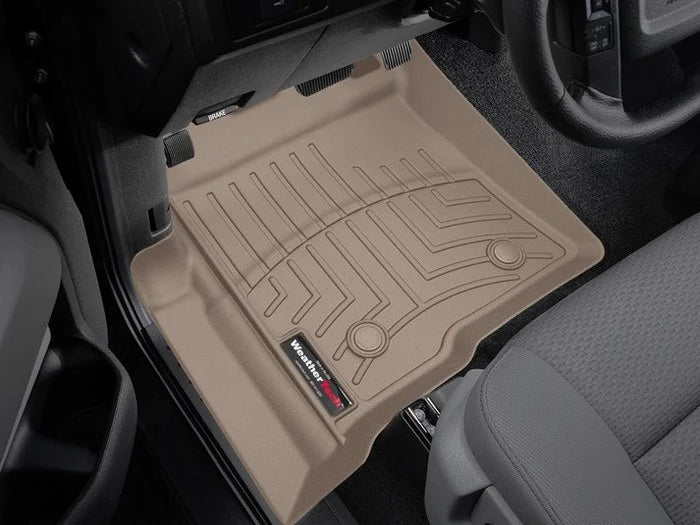 WeatherTech Tan Front and Rear Floorliners Fits -20-14 F-150 456111-451792