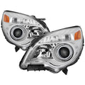 SPYDER headlights close-up