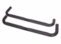 Tube Side Step Kit, Round, 3 Inch, Black; 84-01 Jeep Cherokee XJ