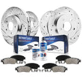 DFC 07-15 Mini Cooper Front Drilled & Slotted Geoperformance Rotors