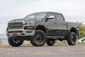 1x 70920BDA 1x 70778 LED Light Bumper Mount 20 Black Dual Row Amber DRL Ram 1500 (19-22)