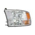 CAPA RM RAM 1500 P/UP/CLASIC 1322/R2500/3500 1318 HEADLIGHT ASSY HALOGEN STD CHROME LH CA
