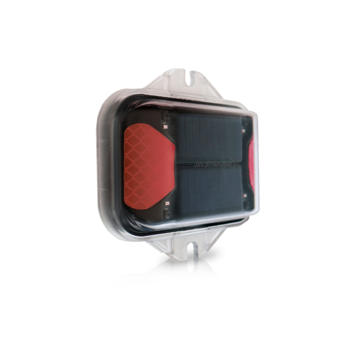 210 MODEL LED SOLAR AMBER FLASHER W/CLICK BOND MOUNTING KIT