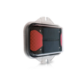 210 MODEL LED SOLAR AMBER FLASHER W/CLICK BOND MOUNTING KIT