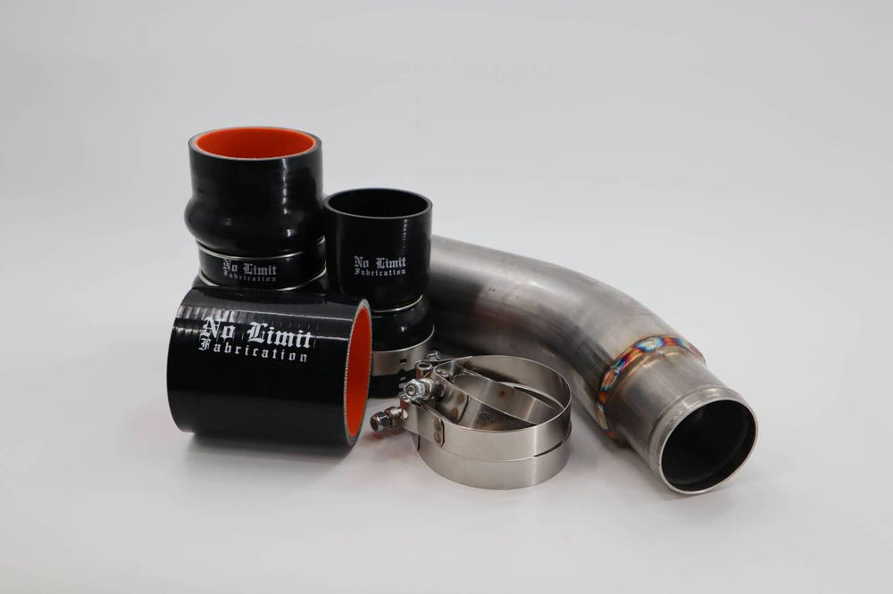 No Limit Fabrication 6.7 PowerStroke Hot Side Pipe Kit Raw 67HSPK67HSPKR