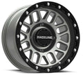 Aluminum Wheels 14x7 Podium Beadlock UTV A93SG Stealth Grey 38 Offset 4 on 156 Bolt Pattern Raceline