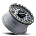 Aluminum Wheels 14x7 Podium Beadlock UTV A93SG Stealth Grey 38 Offset 4 on 156 Bolt Pattern Raceline