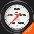 VELOCITY WHITE 2 5/8IN OIL TEMP