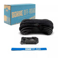 Borne Off-Road Winch Hook - 3/8in Rope - Hand Strap - Orange