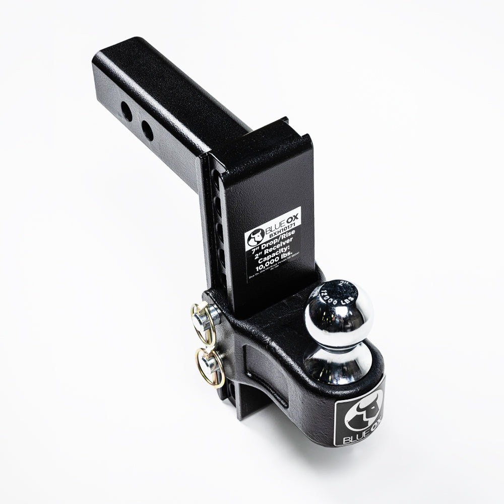 BALL MNT, 2" RCVR, 7" DRP/RS, 10K