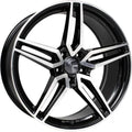 Enkei Quest 18x8 / 5x112 BP / ET45 / 72.6mm Bore - Matte Black Machining Wheel