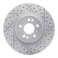 DFC 06-12 Mercedes-Benz R350 Front Right Drilled & Slotted Geoperformance Rotor
