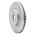 DFC 06-12 Mercedes-Benz R350 Front Right Drilled & Slotted Geoperformance Rotor
