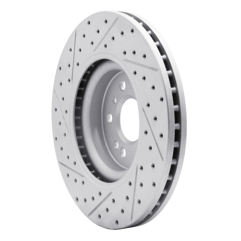 DFC 06-12 Mercedes-Benz R350 Front Right Drilled & Slotted Geoperformance Rotor