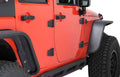 Kentrol 07-18 Jeep Wrangler JK Door Hinge Set 4 Pieces 2 Door - Textured Black