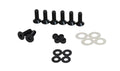 Kentrol 07-18 Jeep Wrangler JK Door Hinge Set 4 Pieces 2 Door - Textured Black