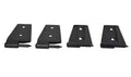 Kentrol 07-18 Jeep Wrangler JK Door Hinge Set 4 Pieces 2 Door - Textured Black