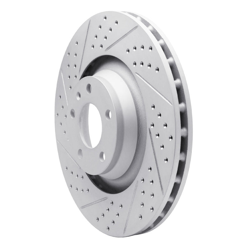 DFC 05-11 Audi A6 Quattro Front Left Drilled & Slotted Geoperformance Rotor
