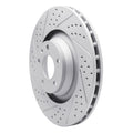 DFC 05-11 Audi A6 Quattro Front Left Drilled & Slotted Geoperformance Rotor