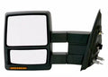 0408 F150 EXTENDABLE TOWING MIRRORS TURN SIGNAL PUDDLE LAMP TEXTURED BLACK LH POWER HEATED