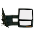 0408 F150 EXTENDABLE TOWING MIRRORS TURN SIGNAL PUDDLE LAMP TEXTURED BLACK RH POWER HEATED