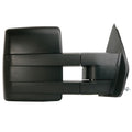 0408 F150 EXTENDABLE TOWING MIRRORS TURN SIGNAL PUDDLE LAMP TEXTURED BLACK RH POWER HEATED