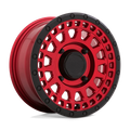 BUPKR 15X7 4X110 C-RED-BLK-LP 36MM