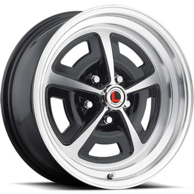LEGENDARY WHEELS MAGNUM 500 15x7 5x120.65/5x4.75 +7MM OS GLOSS BLACK/MACHINED