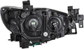 LH HEADLAMP LENS/HOUSING SEDAN; HALOGEN MAZDA 6 20142020