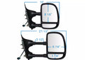 0005 FORD EXCURSION RH HEATED POWER FOLDAWAY OE MIRROR TXTRED BLK EXTENDABLE TOWING DUAL GLASS