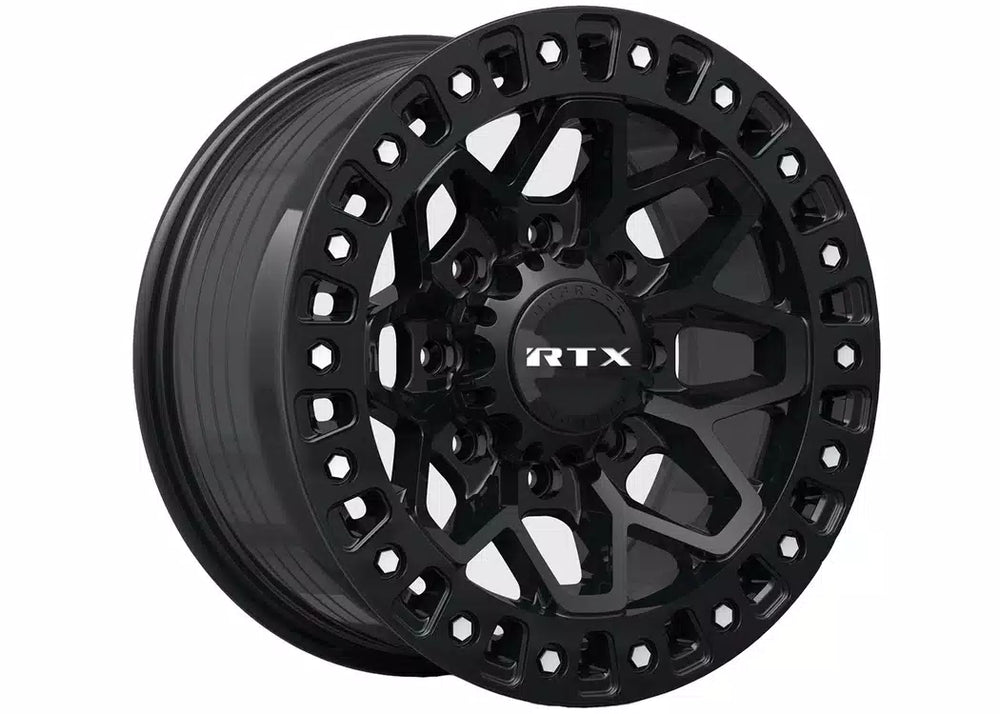 ZION 17X9 8X180 ET20 CB125.1 GLOSS BLACK MILLED RIVET