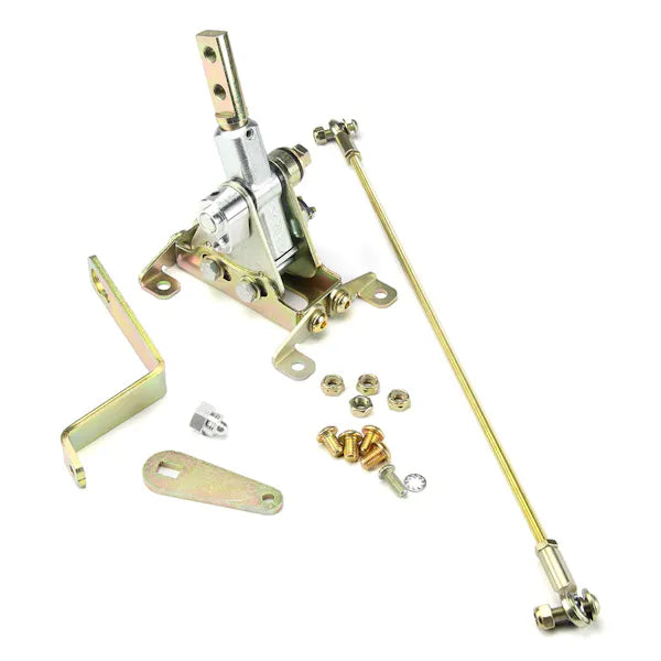 FLOOR MOUNT GATE SHIFTER FOR GM TH200 TRANSMISSION WITH 2 BOLT SPUD NO LEVER AND