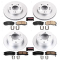 Power Stop 95-00 Chrysler Sebring Front & Rear Z17 Evolution Geomet Coated Brake Kit
