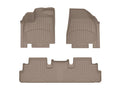 WeatherTech Tan Front Rear FloorLiner HP Fits -22-26 Infiniti Nissan 451698-1-2IM