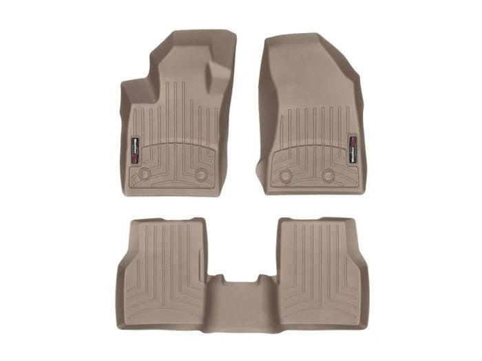 WeatherTech Tan Front Rear FloorLiner HP Fits -20-26 Compass 451205-1-2IM