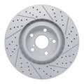 R1 09-11 Lexus Is350 Left Front Drilled & Slotted Geoperformance Rotor
