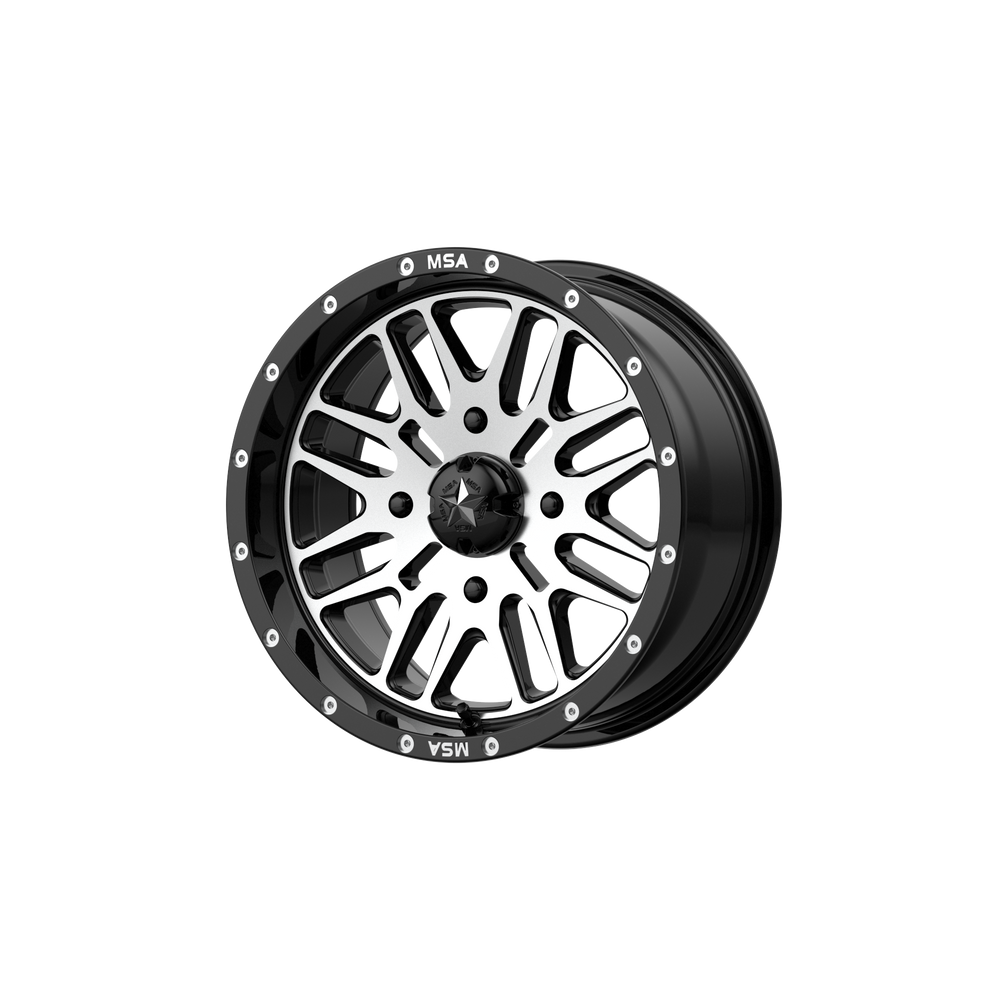 M38 16X7 4X137.00 GLOSS BLACK MACHI