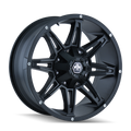 MAYHEM RAMPAGE 8090 MATTE BLACK 17X9 8-165.1 -12MM 130.8MM