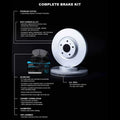 R1 Concepts Brake Rotor- Carbon Coated with Ceramic Pads Hdw