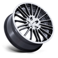 PE001 18X8 5X115 G-BLK MACH 40MM