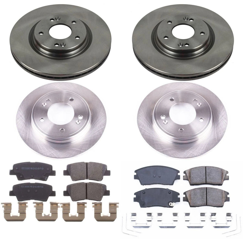 Power Stop 17-19 Hyundai Elantra Front & Rear Autospecialty Brake Kit