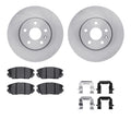 R1 Concepts E- Line Series Brake Rotor with Ceramic Brake Pads Hdw Fits Buick Allure