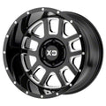 XD828 20X12 6X5.5 G-BLK MILL -44MM