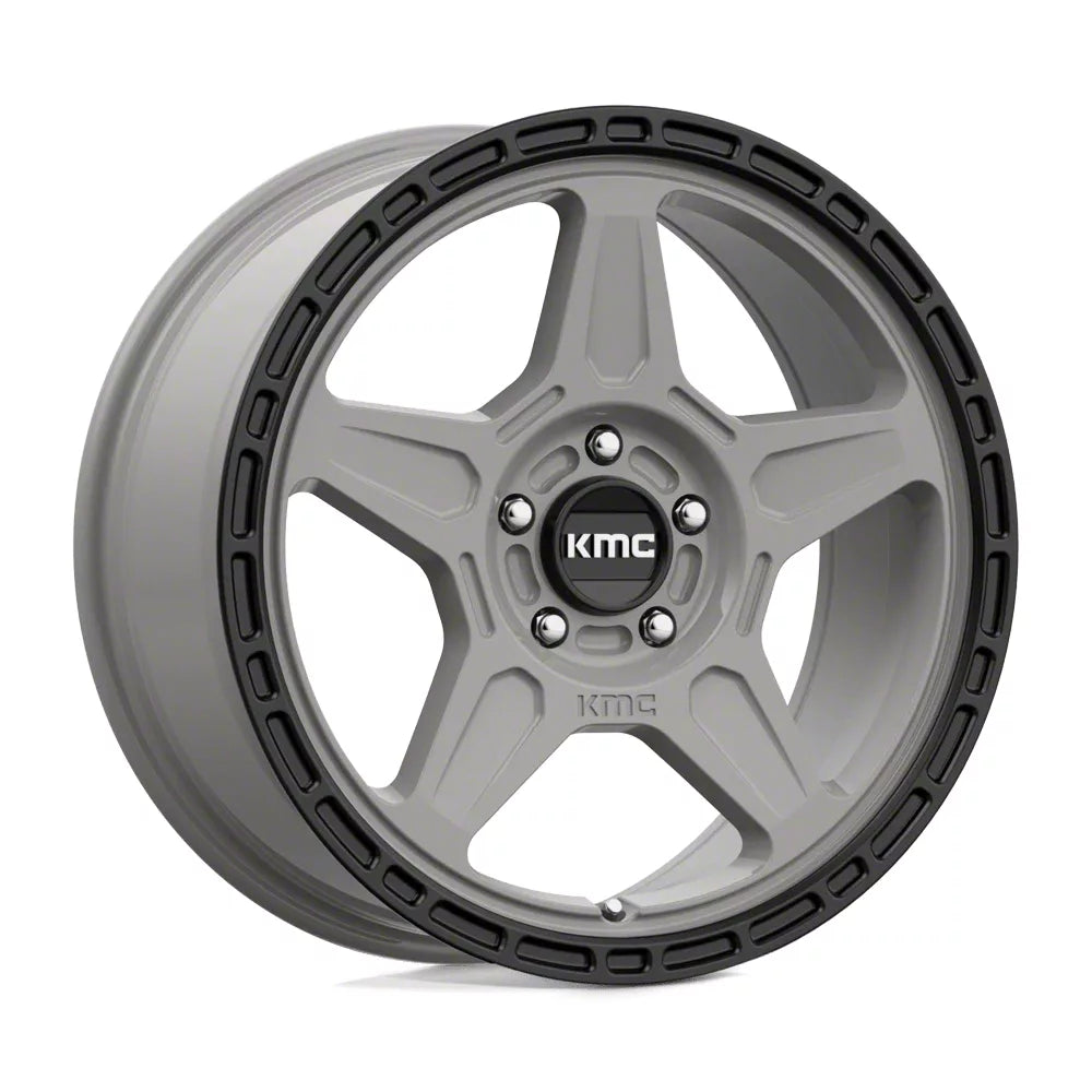 KMC Wheels black auto part