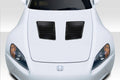 2000-2009 Honda S2000 Durafex GT1 Hood Vents - 2 Piece
