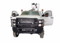 9913 F250/F350 WHITE PAINTEDSPLIT WINDOW HEADACHE RACK