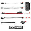 XK Glow XKmax RGBW 8pc Addressable Motorcycle Underglow Light Kit