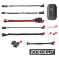 XK Glow XKmax RGBW 8pc Addressable Motorcycle Underglow Light Kit