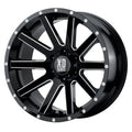 HEIST 20X9 5X150.00 GLOSS BLACK MIL