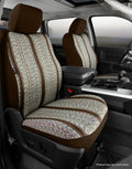 0916 ECONOLINE TR FRONT BUCKET SEAT COVER BROWN